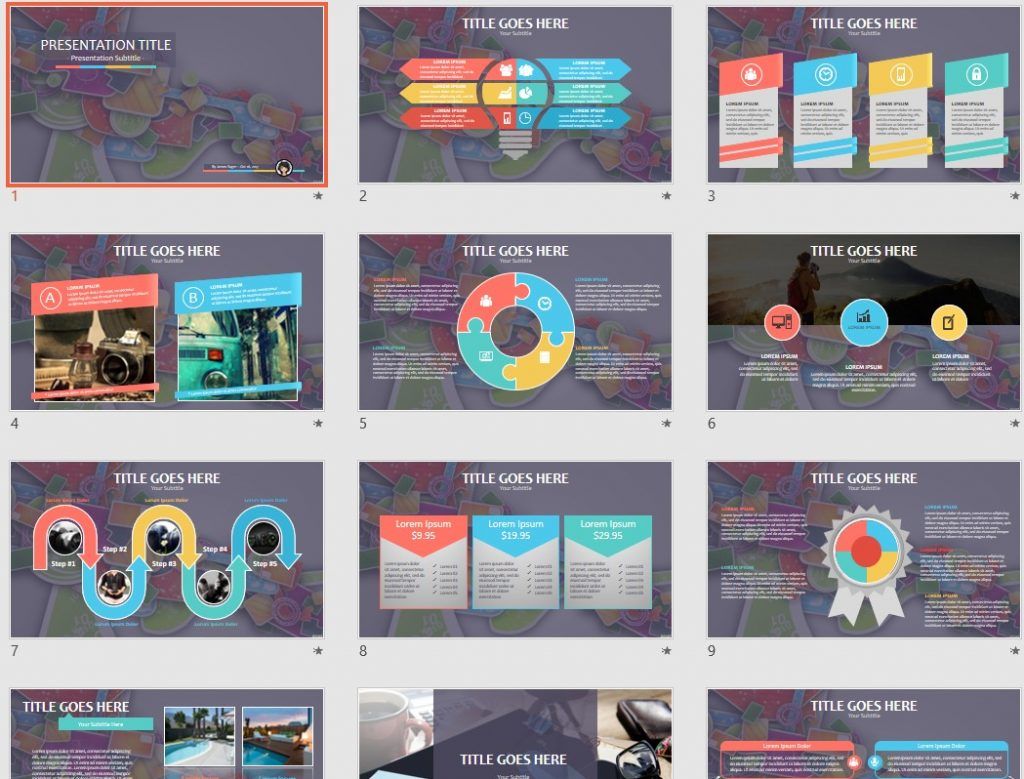 colorful abstract PPT by SageFox colorful abstract PPT by SageFox