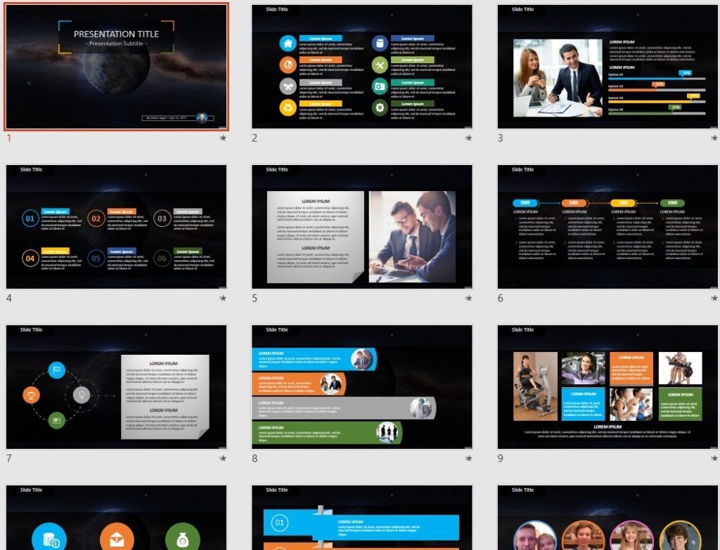 Space PowerPoint by SageFox Space PowerPoint by SageFox