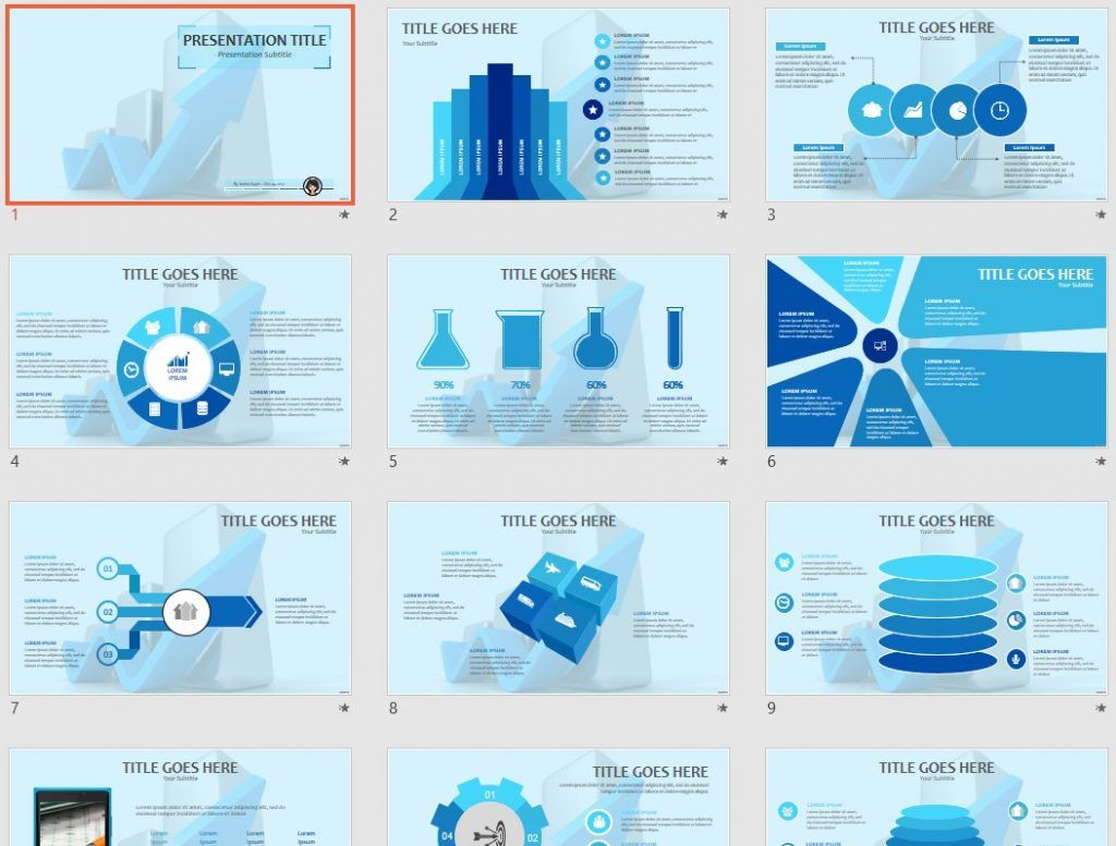 Business Graph PPT by SageFox Business Graph PPT by SageFox