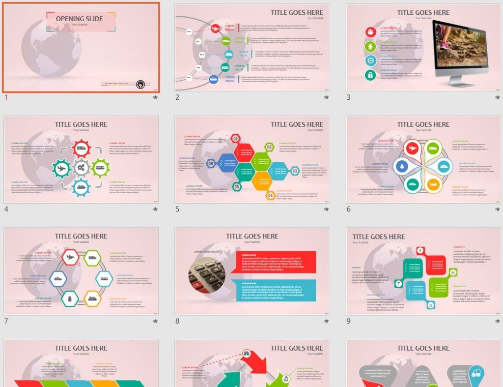 globe PPT by SageFox globe PPT by SageFox