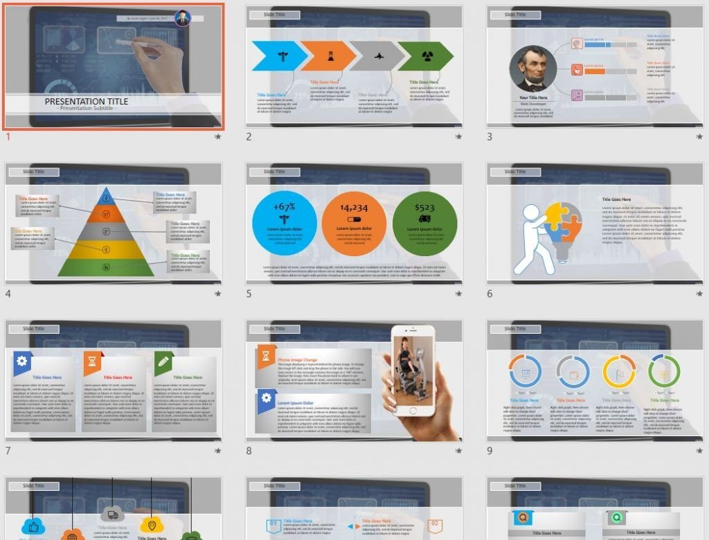 Digital Chart PowerPoint by SageFox Digital Chart PowerPoint by SageFox