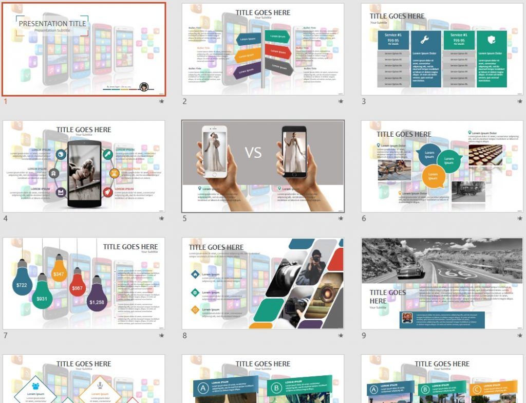 Smartphones PPT by SageFox Smartphones PPT by SageFox