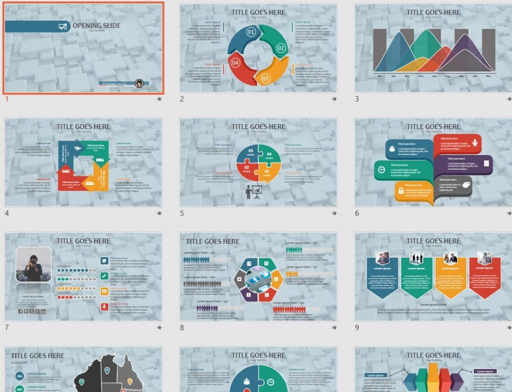 3d blocks PPT by SageFox 3d blocks PPT by SageFox