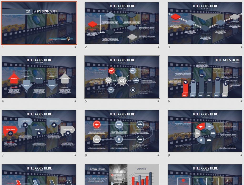 film reel PPT by SageFox film reel PPT by SageFox