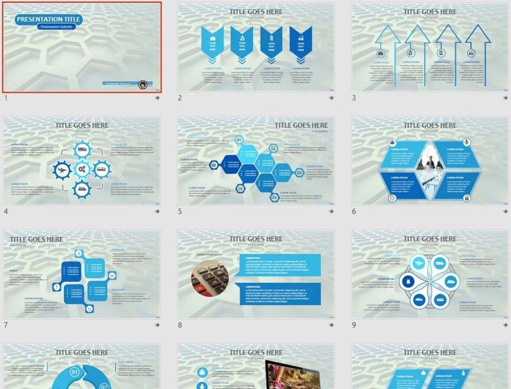 Hexagons PPT by SageFox Hexagons PPT by SageFox