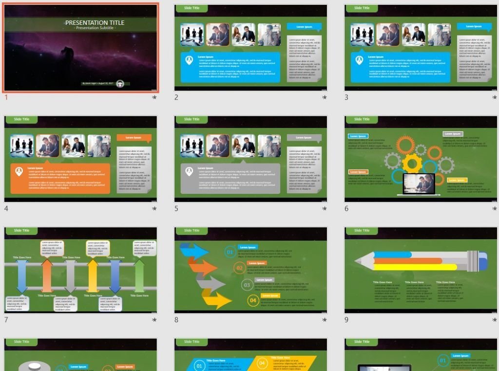 space PowerPoint by SageFox space PowerPoint by SageFox