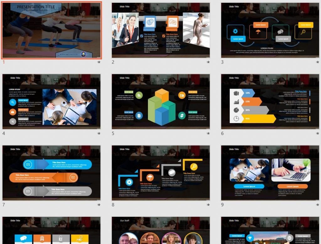Fitness PowerPoint by SageFox Fitness PowerPoint by SageFox