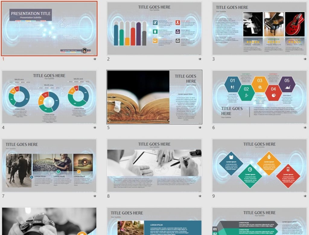 Abstract Technology PPT by SageFox Abstract Technology PPT by SageFox