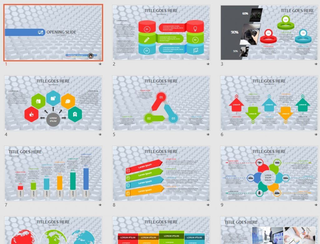 hexagons PPT by SageFox hexagons PPT by SageFox