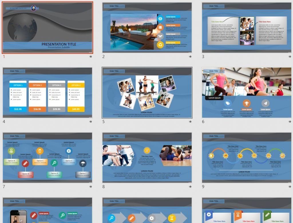 Globe Abstract PowerPoint by SageFox Globe Abstract PowerPoint by SageFox