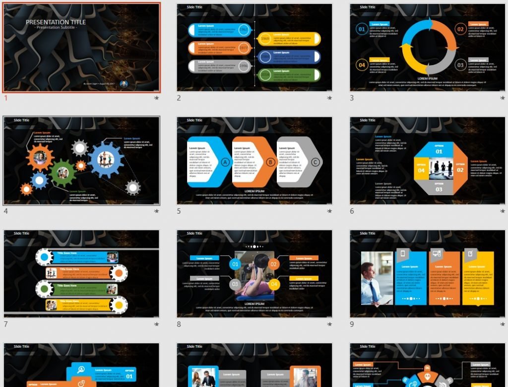 Layers Abound PowerPoint by SageFox Layers Abound PowerPoint by SageFox