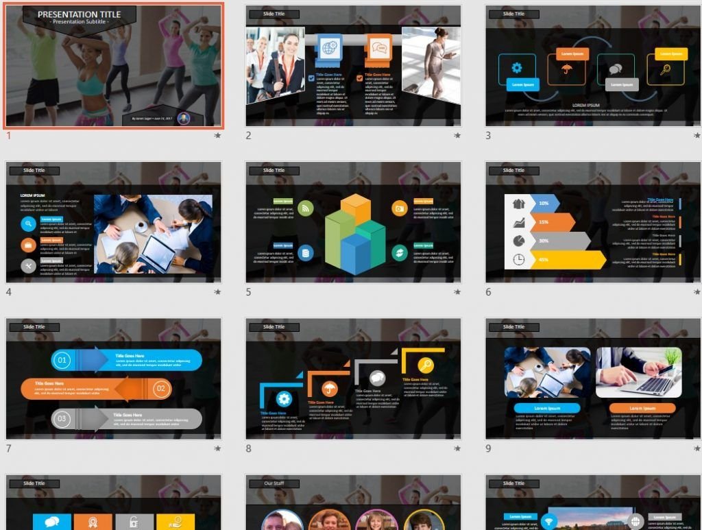 Zumba PowerPoint by SageFox Zumba PowerPoint by SageFox