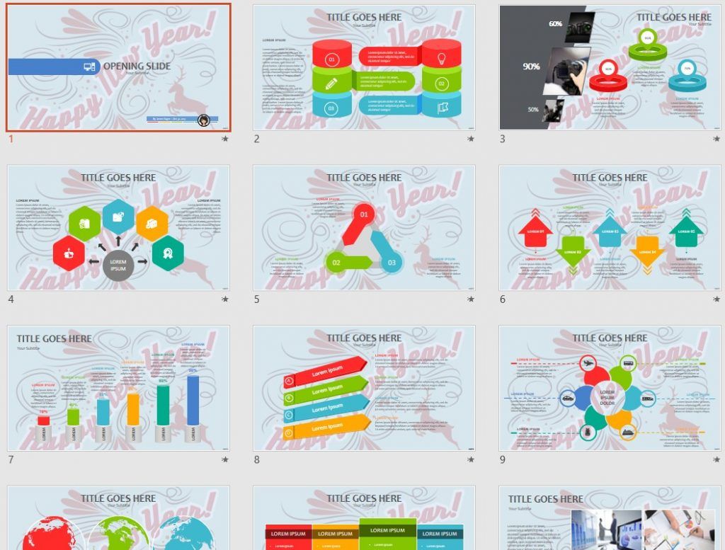 Happy New Year PPT by SageFox Happy New Year PPT by SageFox