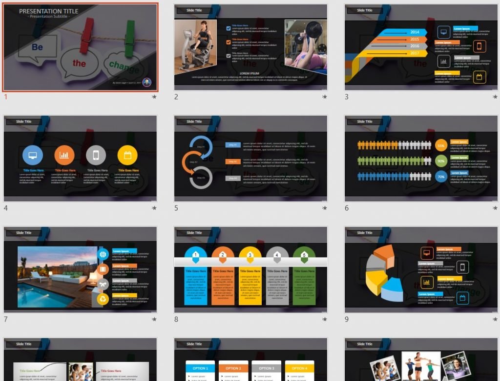 Be the change PowerPoint by SageFox Be the change PowerPoint by SageFox