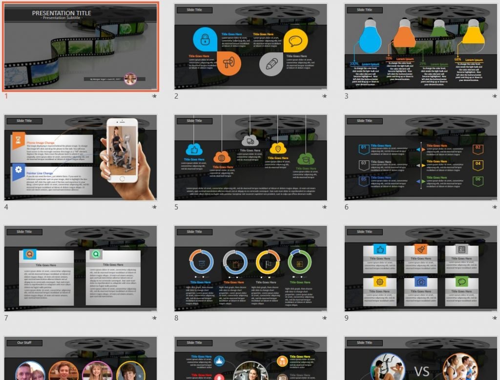 Film Reel PowerPoint by SageFox Film Reel PowerPoint by SageFox
