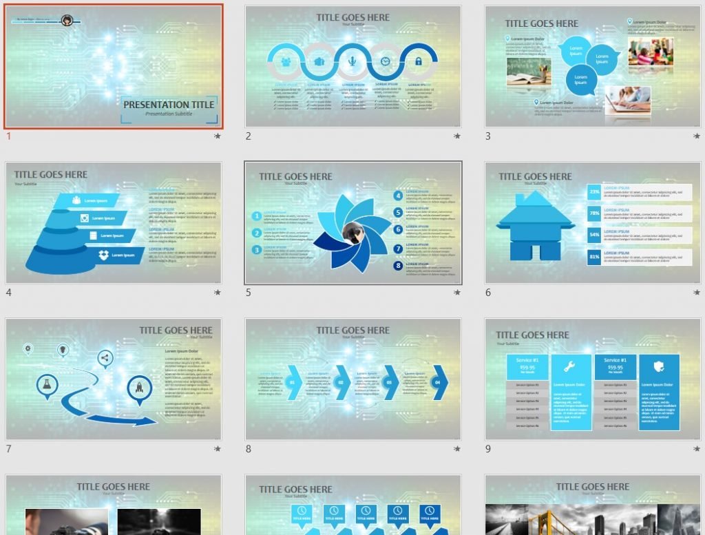 Abstract Technology PPT by SageFox Abstract Technology PPT by SageFox