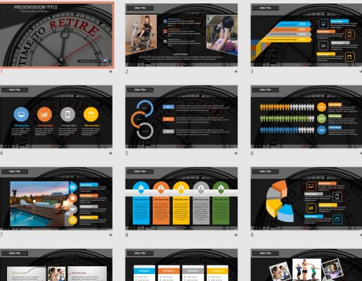 Free Retirement PowerPoint SageFox Free PowerPoint Templates 