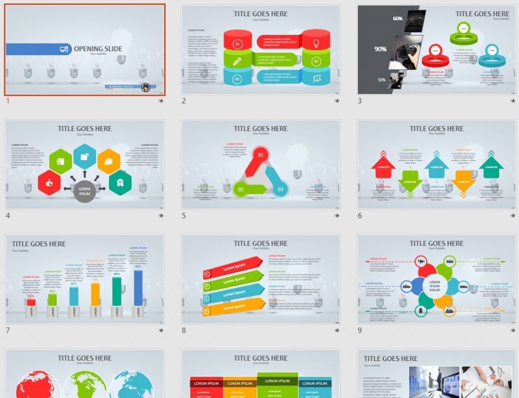 Light bulbs PPT by SageFox Light bulbs PPT by SageFox