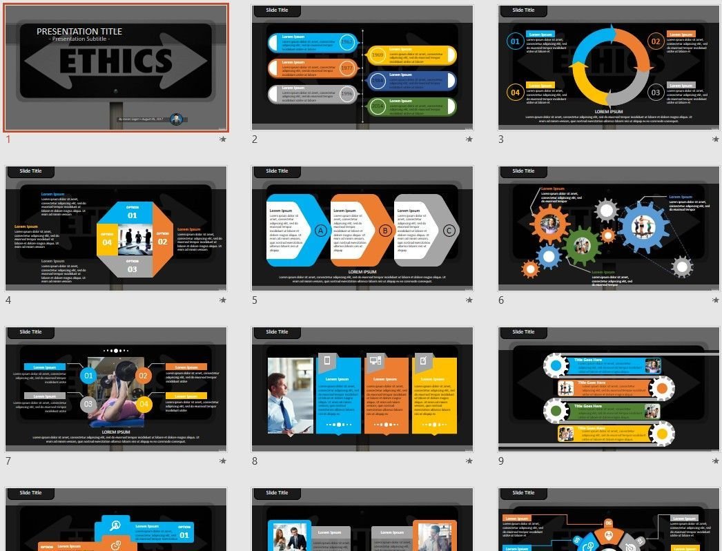Ethics Powerpoint Template 71662