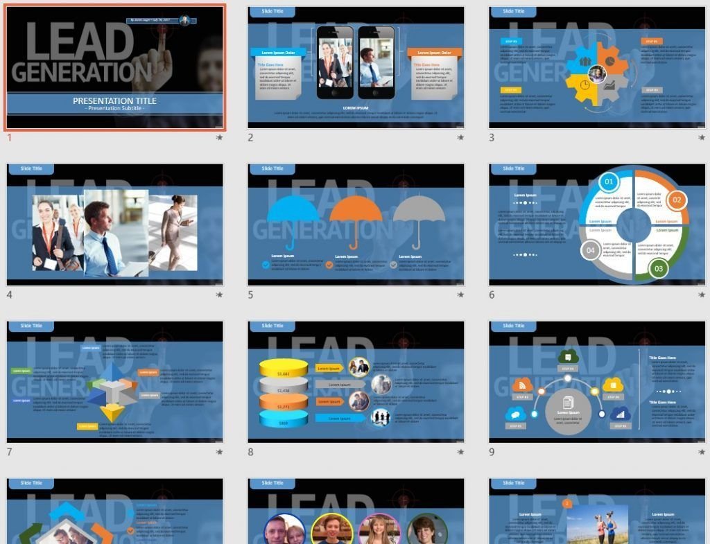 Lead Generation PowerPoint by SageFox Lead Generation PowerPoint by SageFox