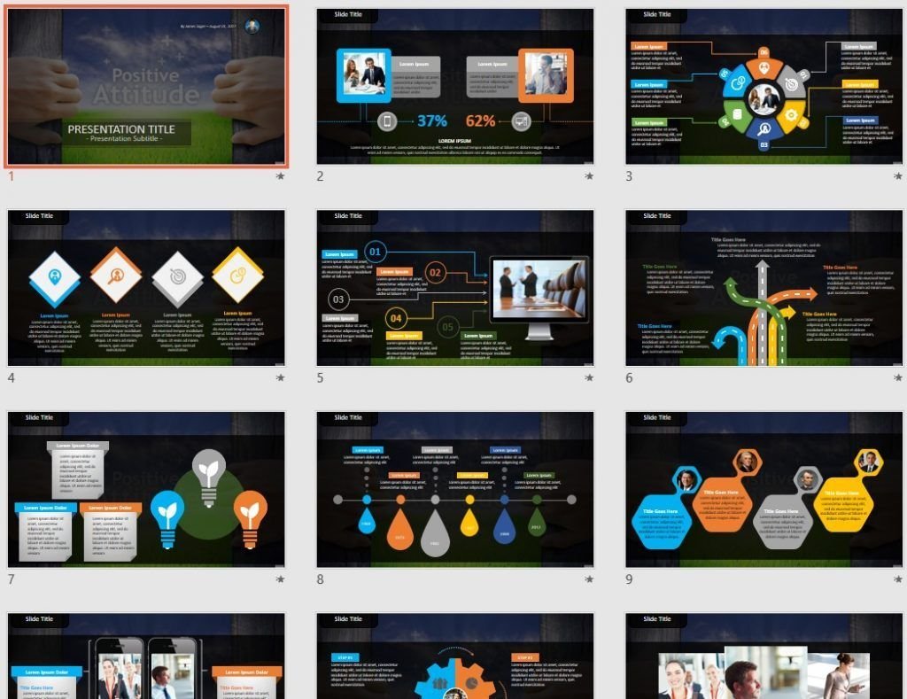 Positive Attitude PowerPoint by SageFox Positive Attitude PowerPoint by SageFox