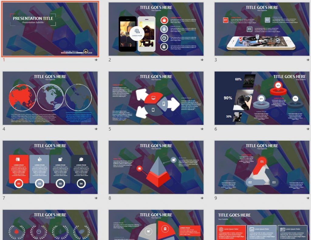 3d abstract PPT by SageFox 3d abstract PPT by SageFox