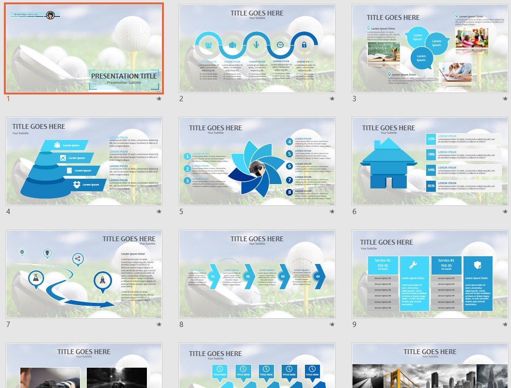 Golf PowerPoint 62315