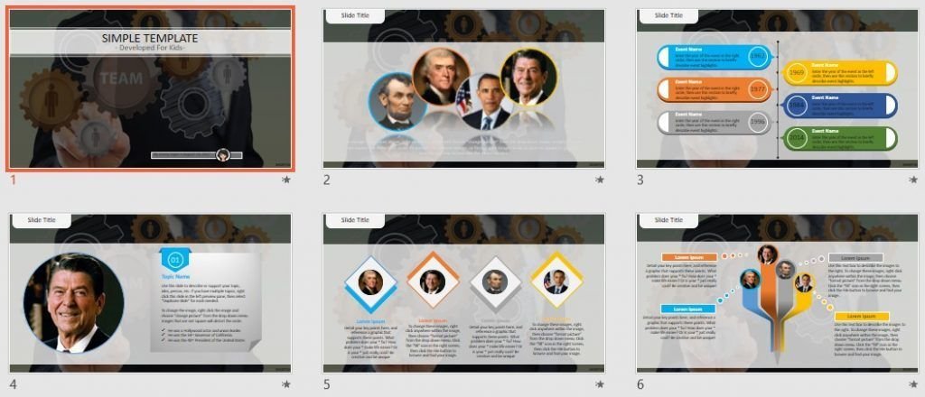 Simple Kids PowerPoint - teamwork by SageFox Simple Kids PowerPoint - teamwork by SageFox