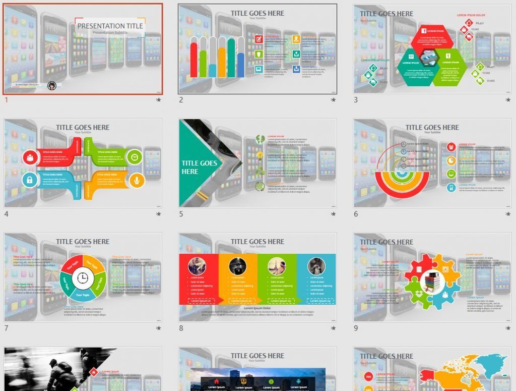 Smartphones PPT by SageFox Smartphones PPT by SageFox