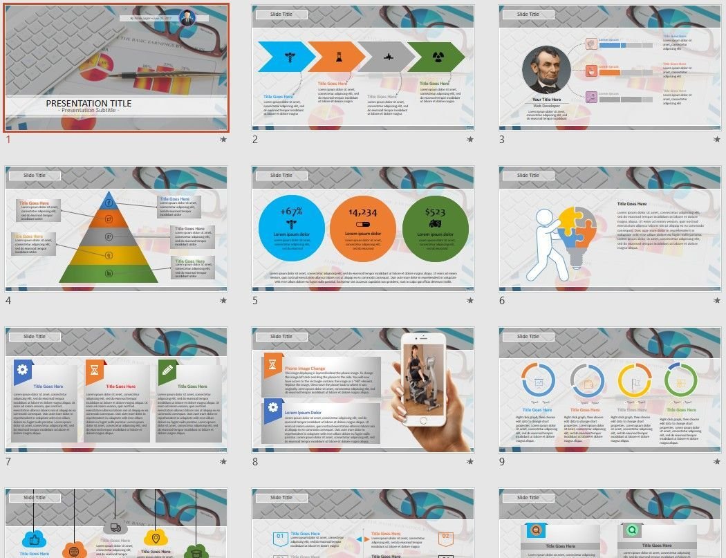 Sales Report PowerPoint Template #23 Intended For Sales Report Template Powerpoint