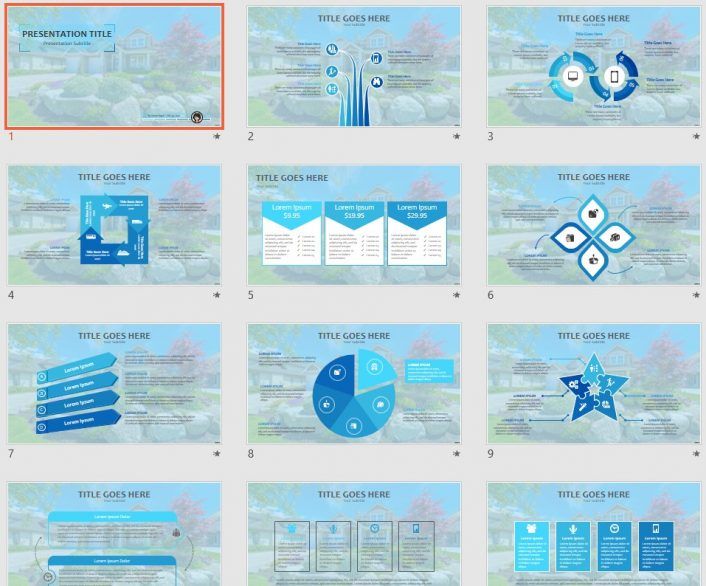landscape design PowerPoint #77183