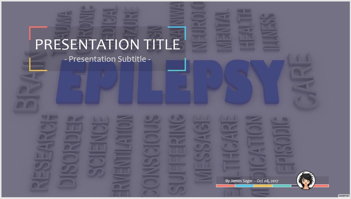 Free Epilepsy PPT #77363 | SageFox PowerPoint Templates.