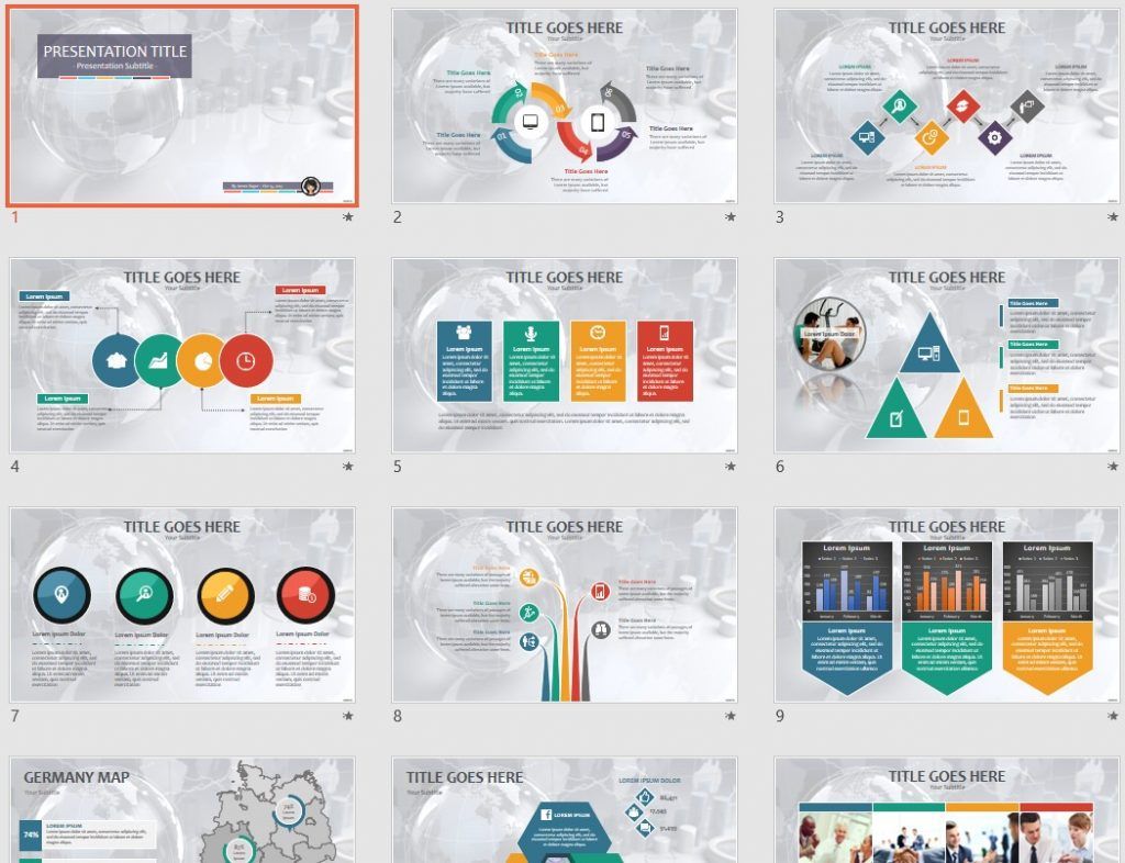 globe finance PPT by SageFox globe finance PPT by SageFox