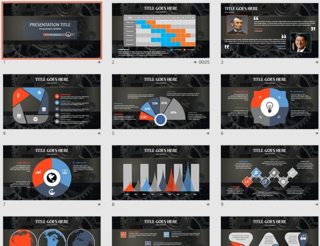 abstract gears PowerPoint by SageFox abstract gears PowerPoint by SageFox