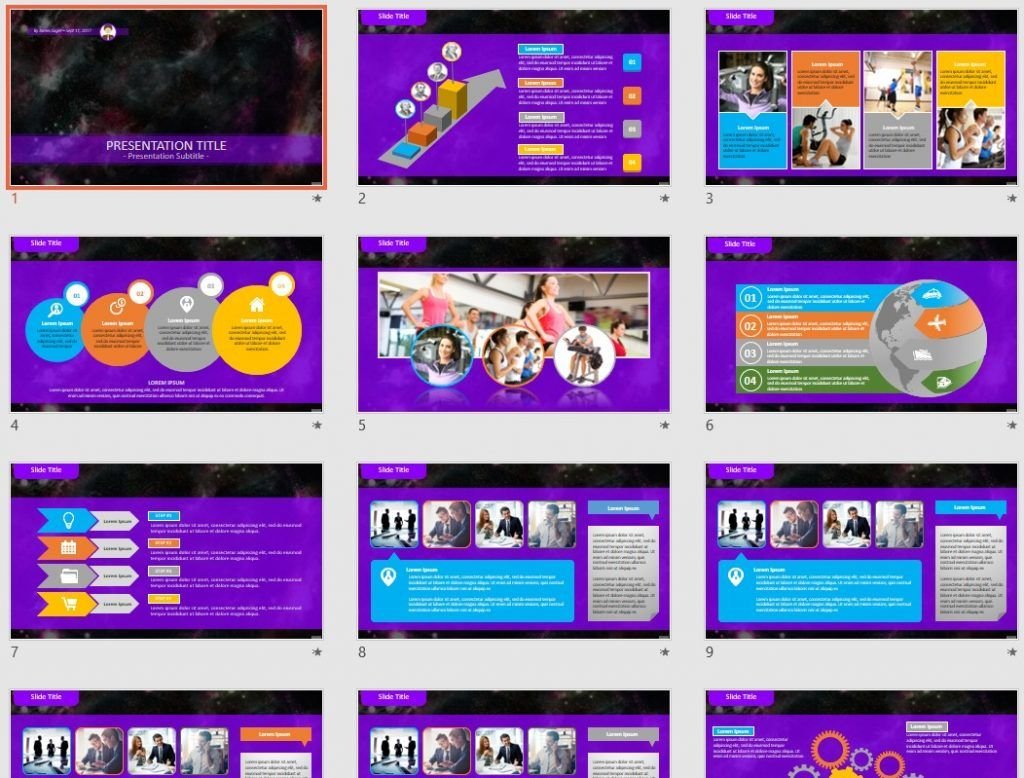space PowerPoint by SageFox space PowerPoint by SageFox