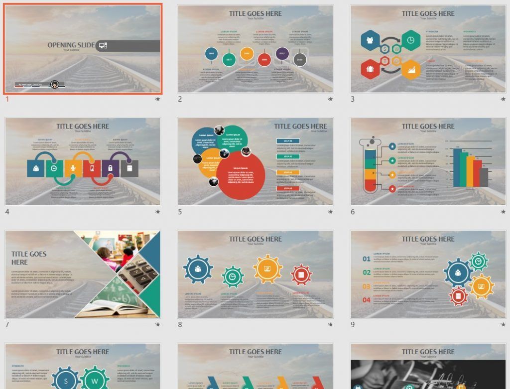 Train Track PPT by SageFox Train Track PPT by SageFox