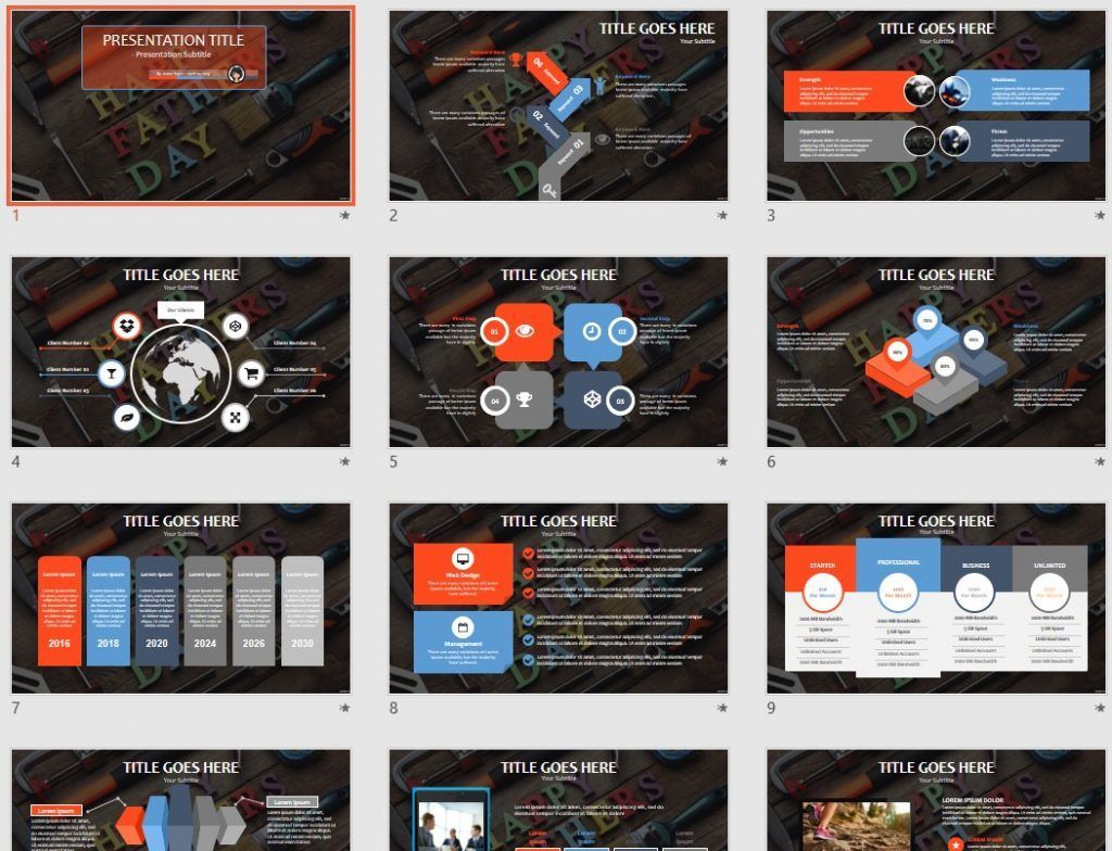 Happy Father's Day PowerPoint by SageFox Happy Father's Day PowerPoint by SageFox
