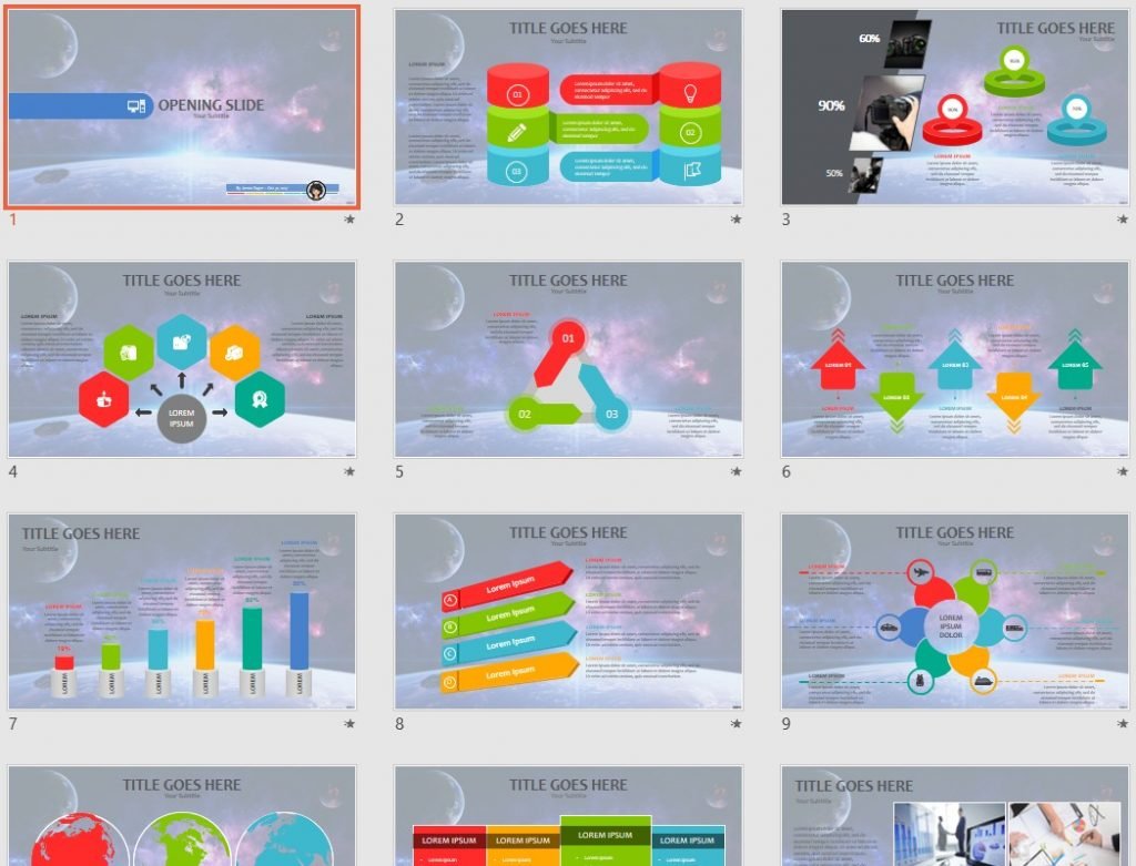 space PPT by SageFox space PPT by SageFox