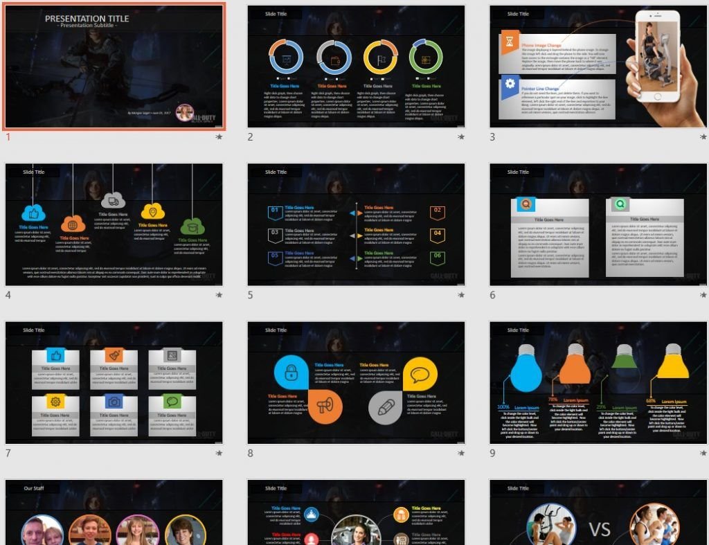 Call of Duty PowerPoint by SageFox Call of Duty PowerPoint by SageFox