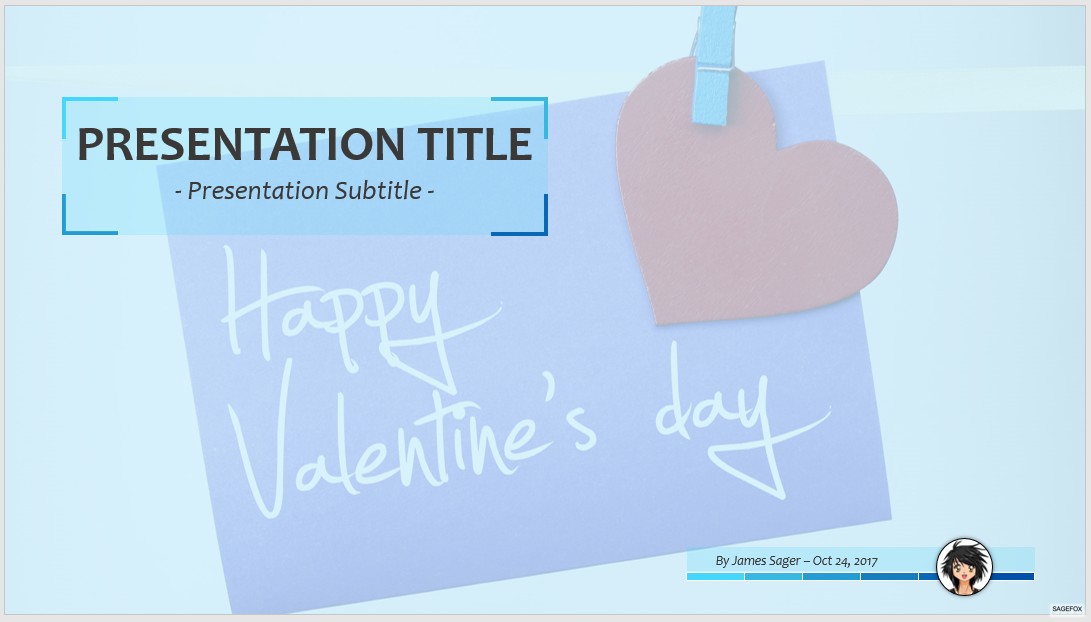 Free Happy Valentines day PPT #81348 SageFox PowerPoint Templates
