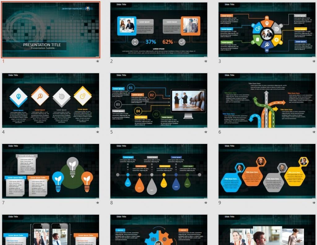 Digital Abstract PowerPoint by SageFox Digital Abstract PowerPoint by SageFox