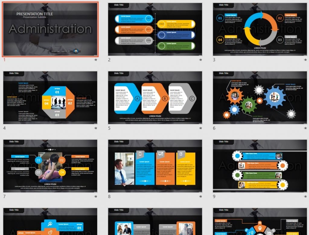 Administration PowerPoint by SageFox Administration PowerPoint by SageFox