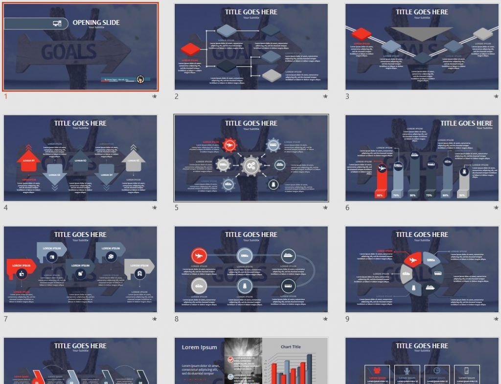 Goals PPT by SageFox Goals PPT by SageFox