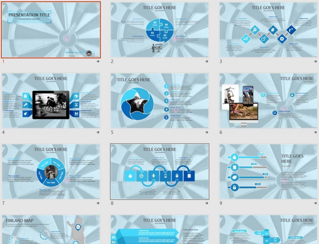 Dart Board PPT by SageFox Dart Board PPT by SageFox