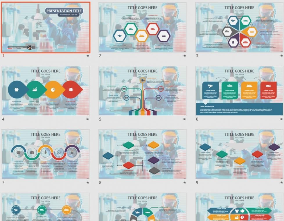 Laboratory Powerpoint Themes Free Download