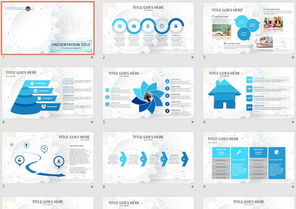 abstract gear PPT by SageFox abstract gear PPT by SageFox