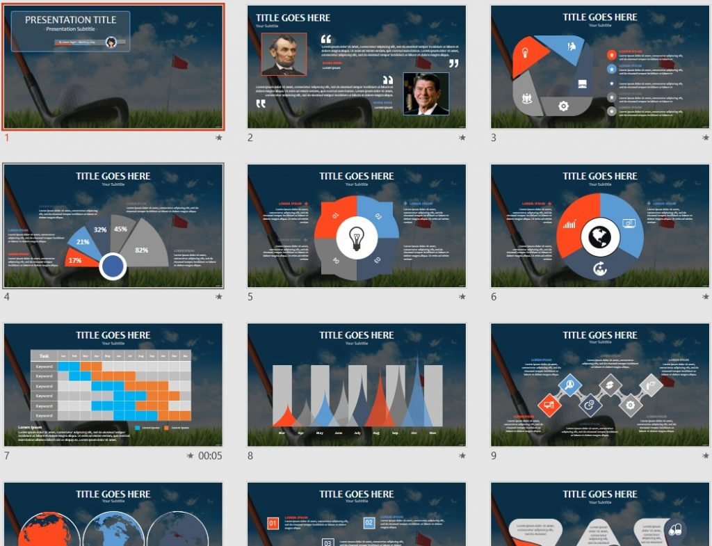 Golf PowerPoint by SageFox Golf PowerPoint by SageFox
