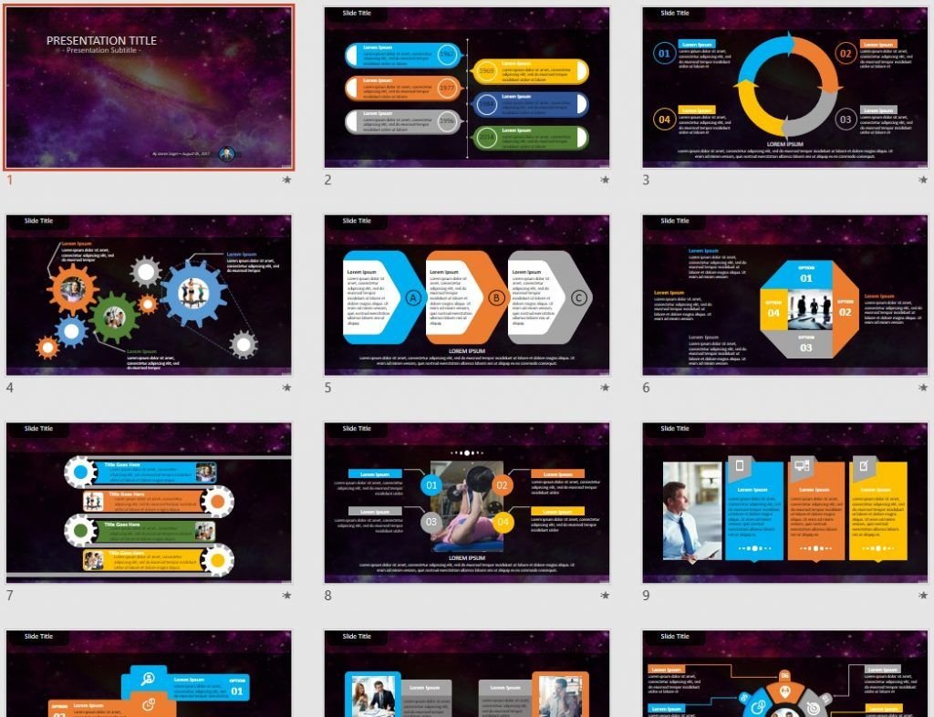 space PowerPoint by SageFox space PowerPoint by SageFox