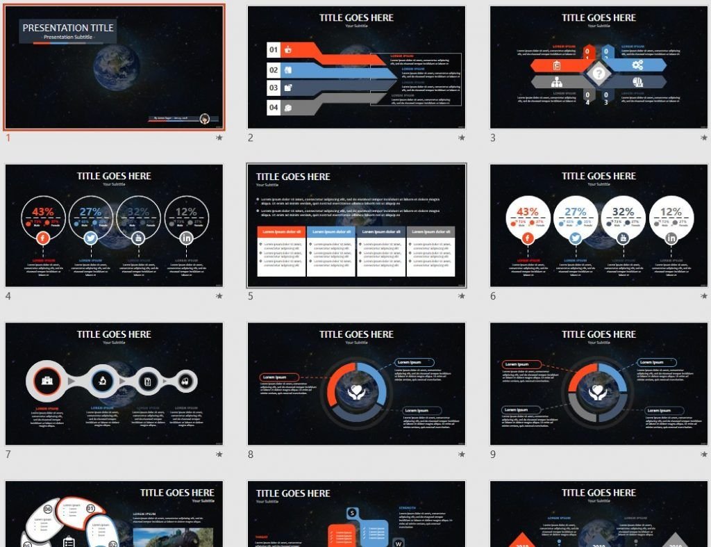 space PPT by SageFox space PPT by SageFox