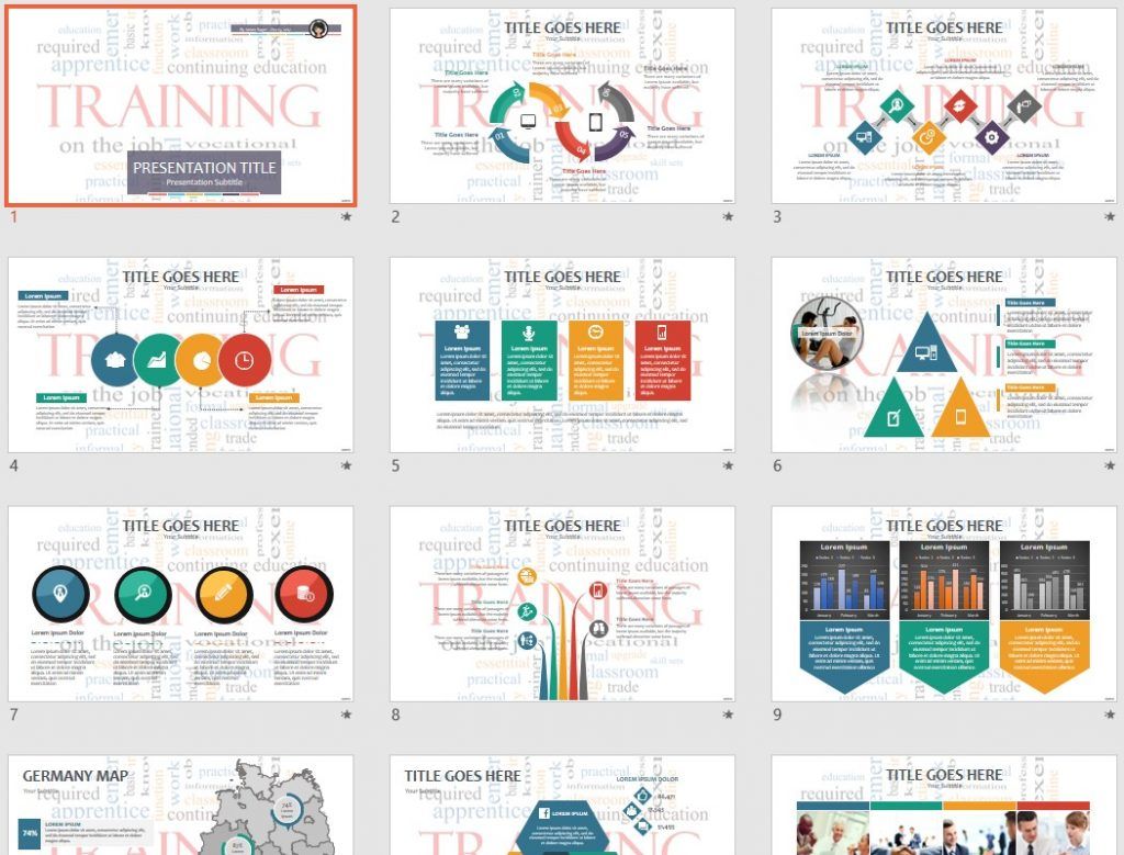 Free Training Powerpoint Templates Web Free Training Slide Templates